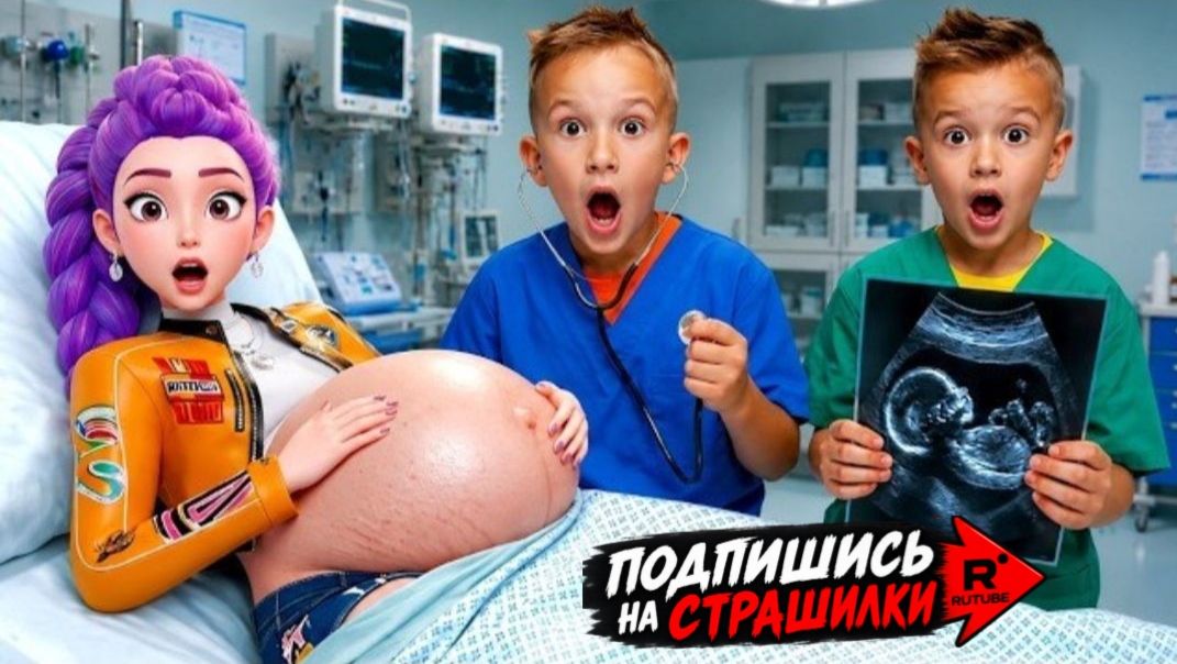 Руми беременна от Влада и Ники! K-Pop, охотники на демонов, малыши Влад и Ники!