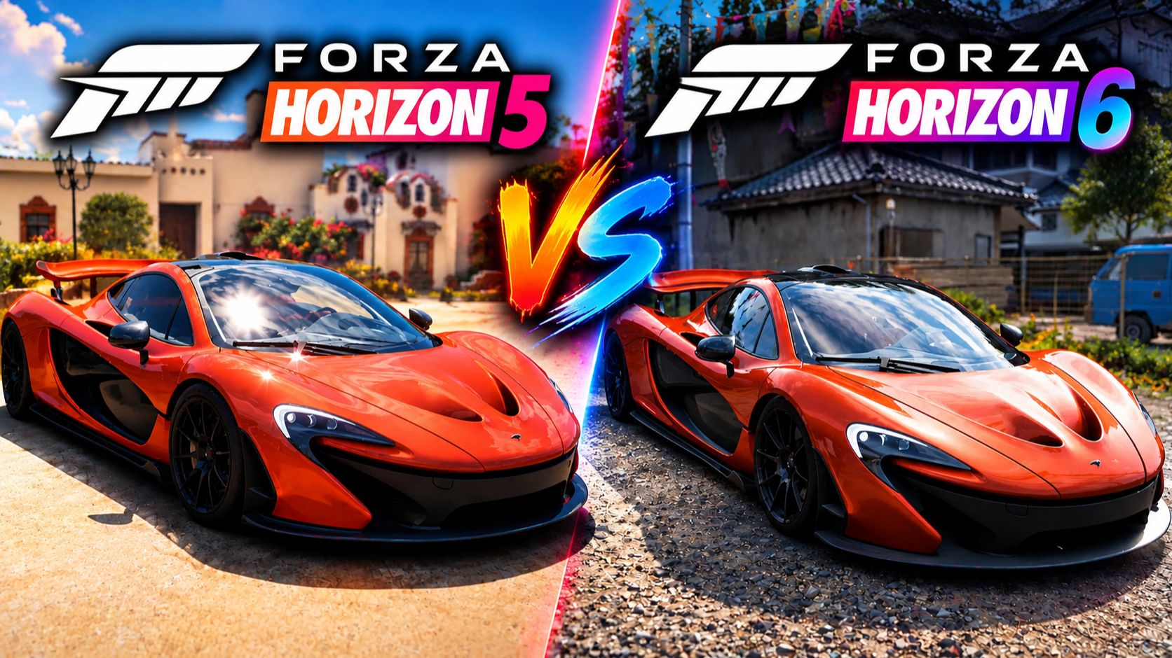СРАВНЕНИЕ FORZA HORIZON 5 Vs FORZA HORIZON 6