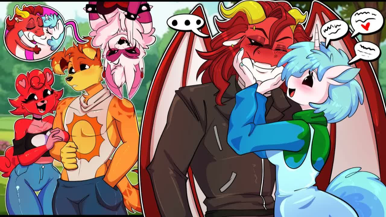 CraftyCorn X Simon Smoke & DogDay X Bobby BearHug Lovers Gossip | Poppy Playtime Chapter 3┃Comic Du