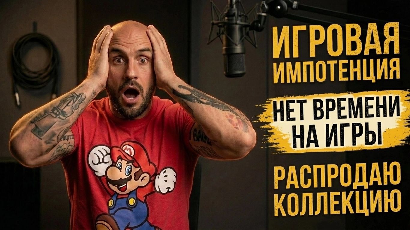 ГОРЕ КОЛЛЕКЦИОНЕРА И ГЕЙМЕРА : НЕТ ВРЕМЕНИ ИГРАТЬ / НАДОЕЛО КОЛЛЕКЦИОНИРОВАТЬ  / ПОДКАСТ