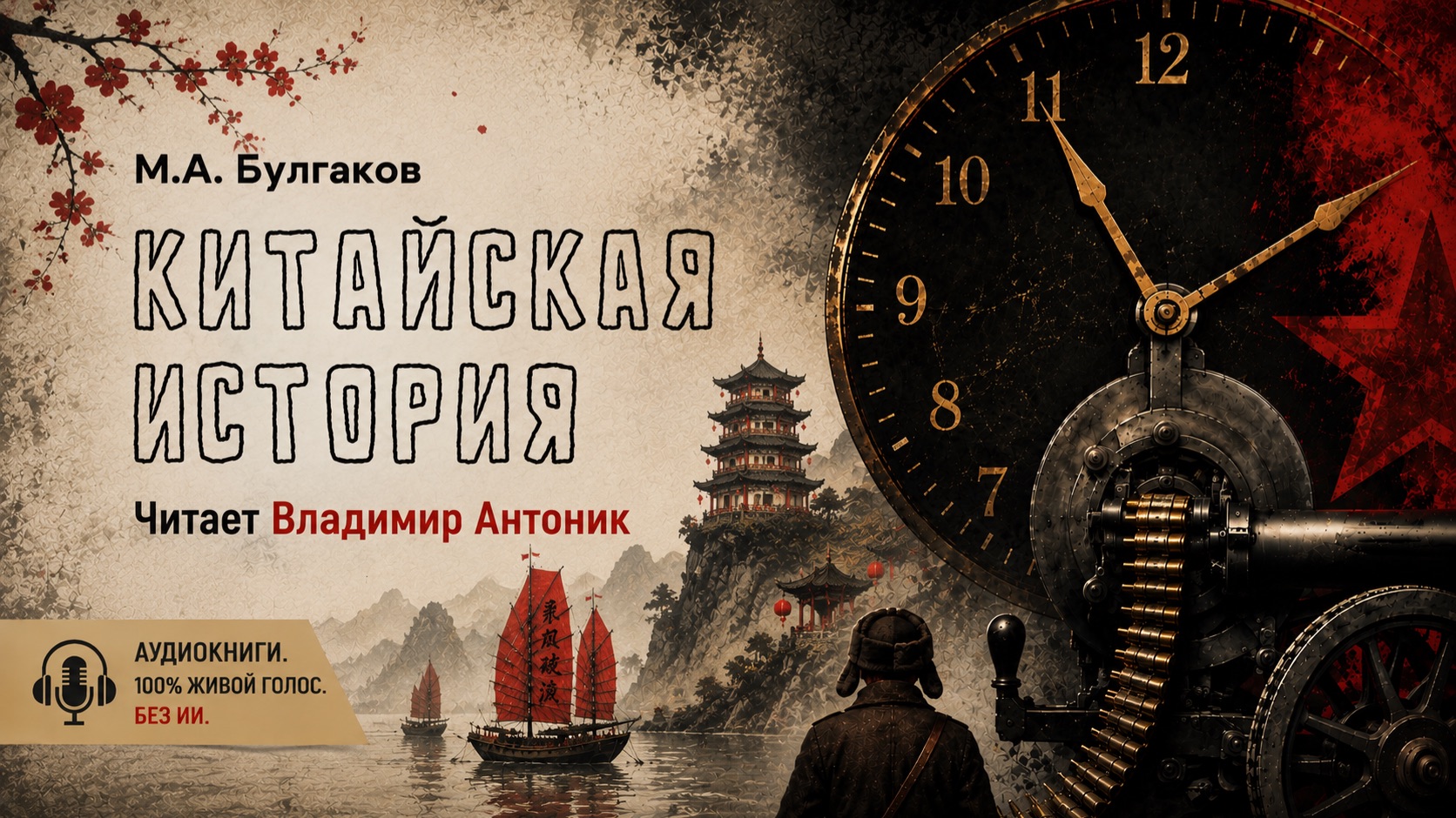 «Китайская история». М.А. Булгаков. Аудиокнига. Читает Владимир Антоник.