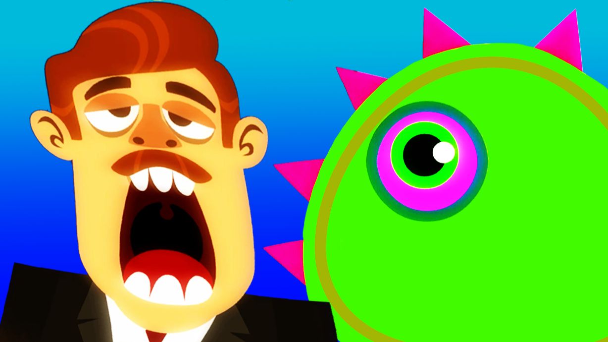 ЛИЗУН ГЛАЗАСТИК съел всё вокруг ЧАСТЬ#3 игра Mutant Blobs Attack на канале Мистер Игрушкин