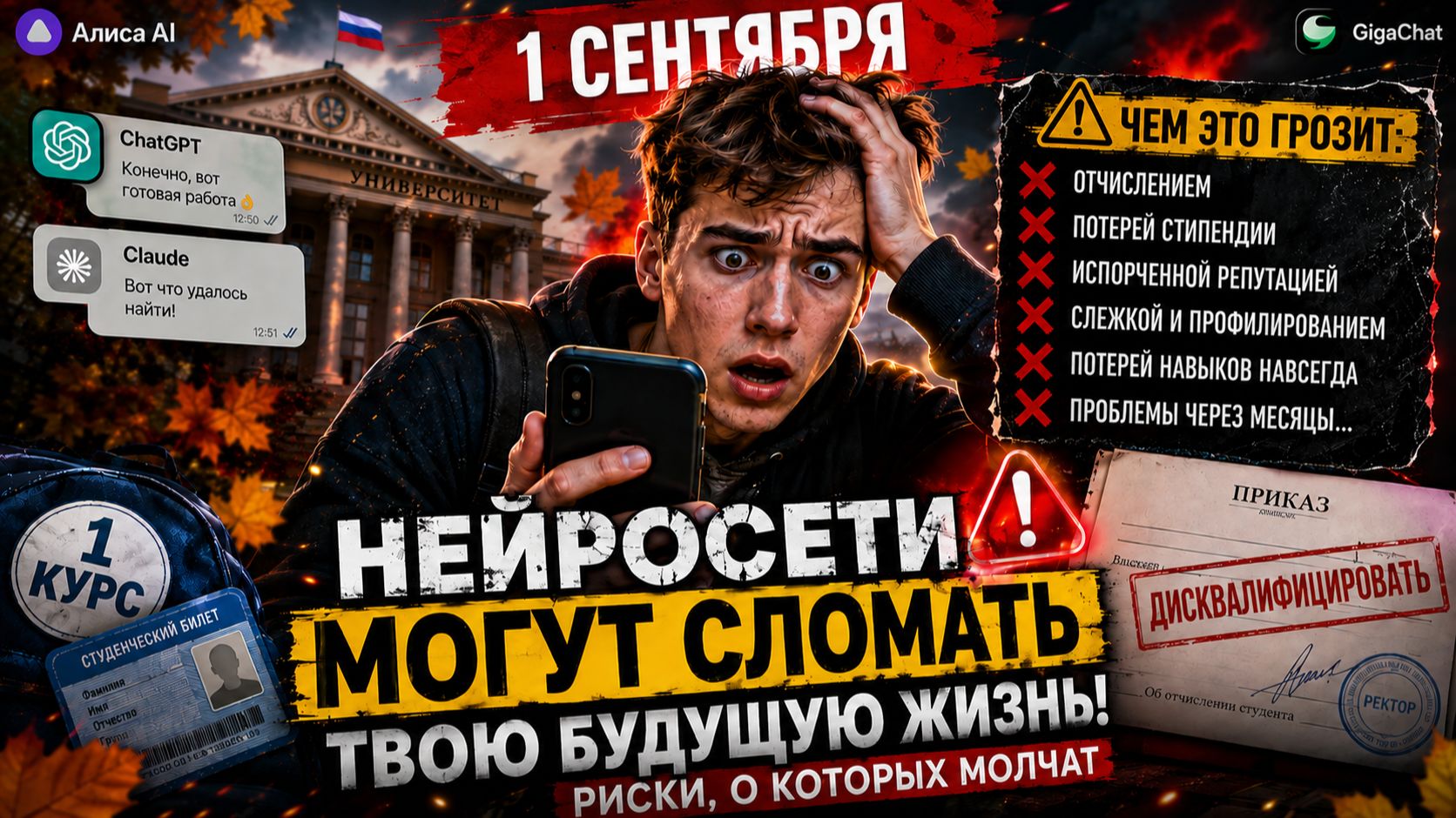 🔥Про риски для студентов 1 курса.* **