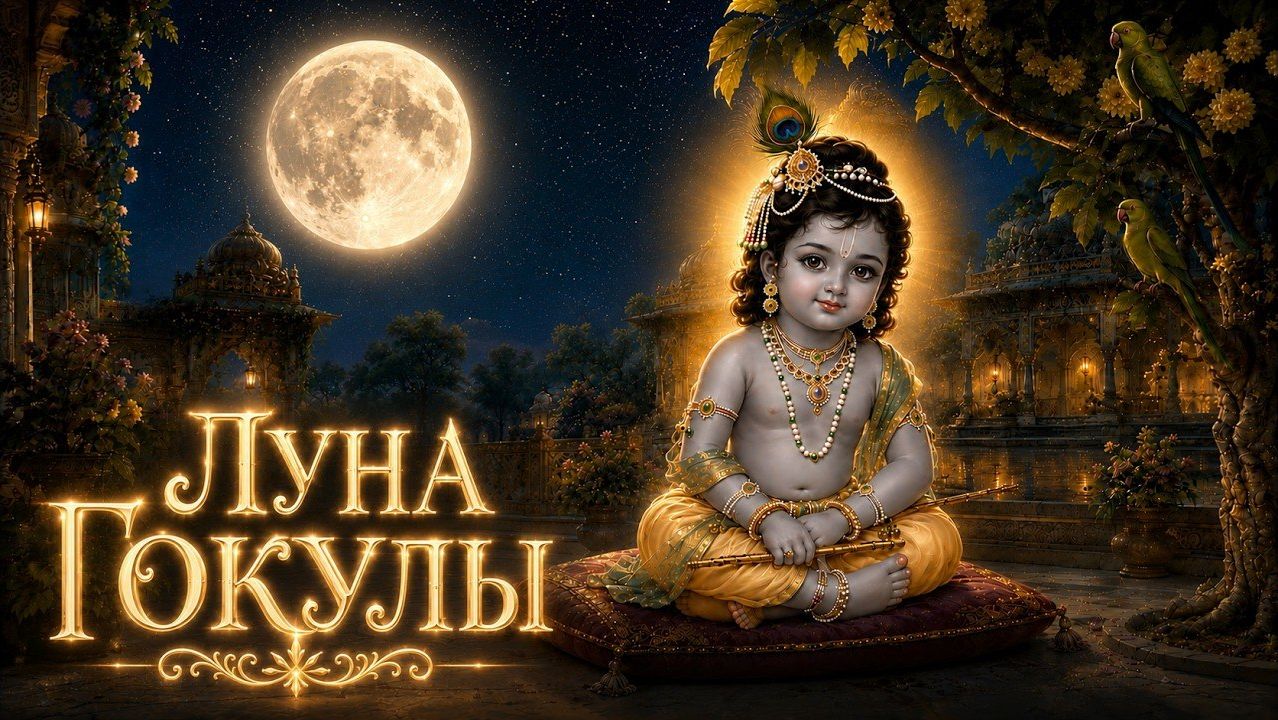 Луна Гокулы. НЕКТАРНАЯ ПЕСНЯ О БОГЕ !!!