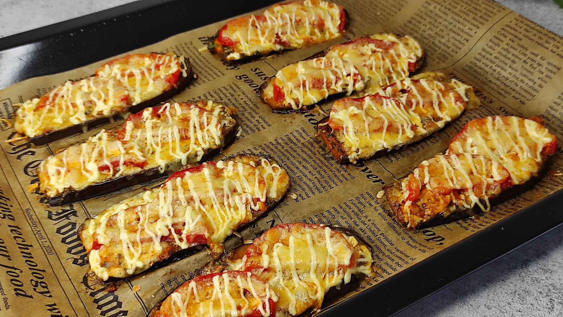 Сочные БАКЛАЖАНЫ  с помидорами И сыром в ДУХОВКЕ! ЗАКУСКА из баклажанов!