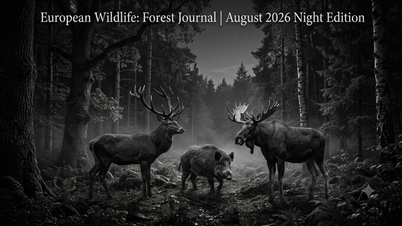 European Wildlife: Forest Journal | August 2026 Night Edition | HD