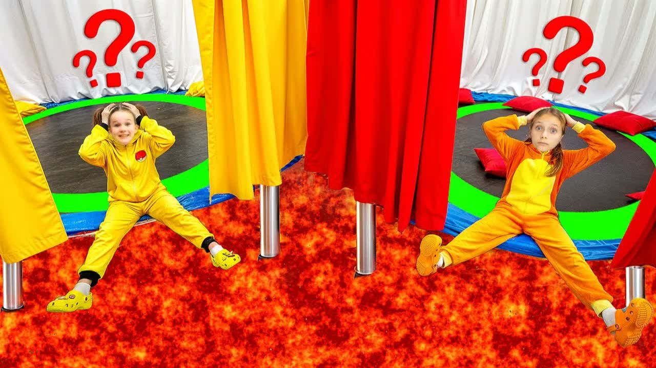 Pokemon The Floor Is Lava Challenge At Home & More Fun Videos
