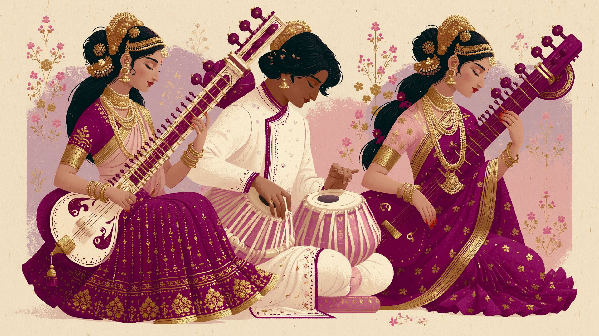 You Are Allowed To Rest 🌿 432Hz Sitar & Tabla Meditation