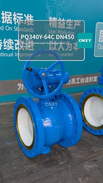 PQ340Y-64C DN450 Эксцентрический полусферический клапан-CNXY