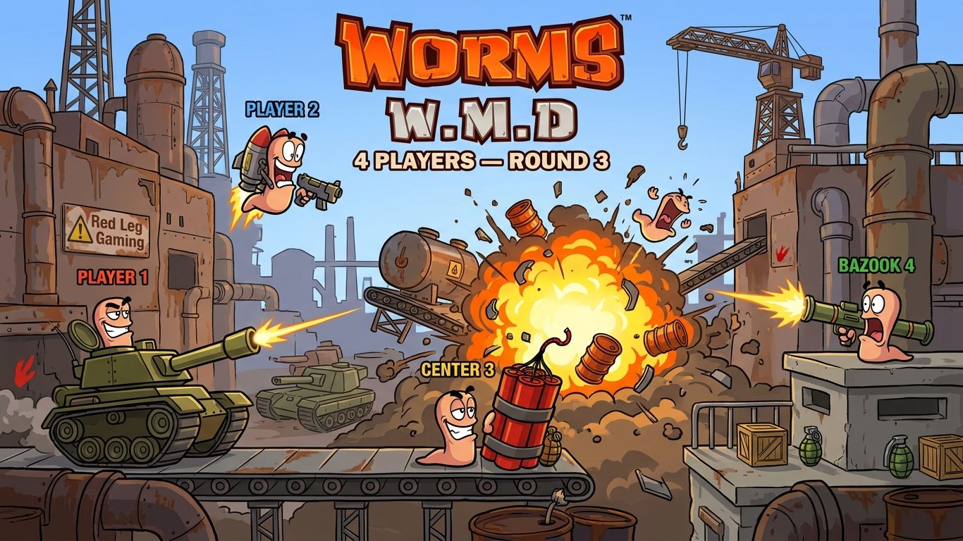 Worms W.M.D. - Игарем в 4м - 3й раз