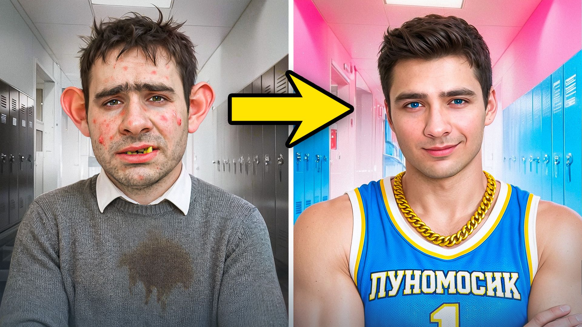 Уродливый Мальчик Стал Красавцем за Одну Ночь !