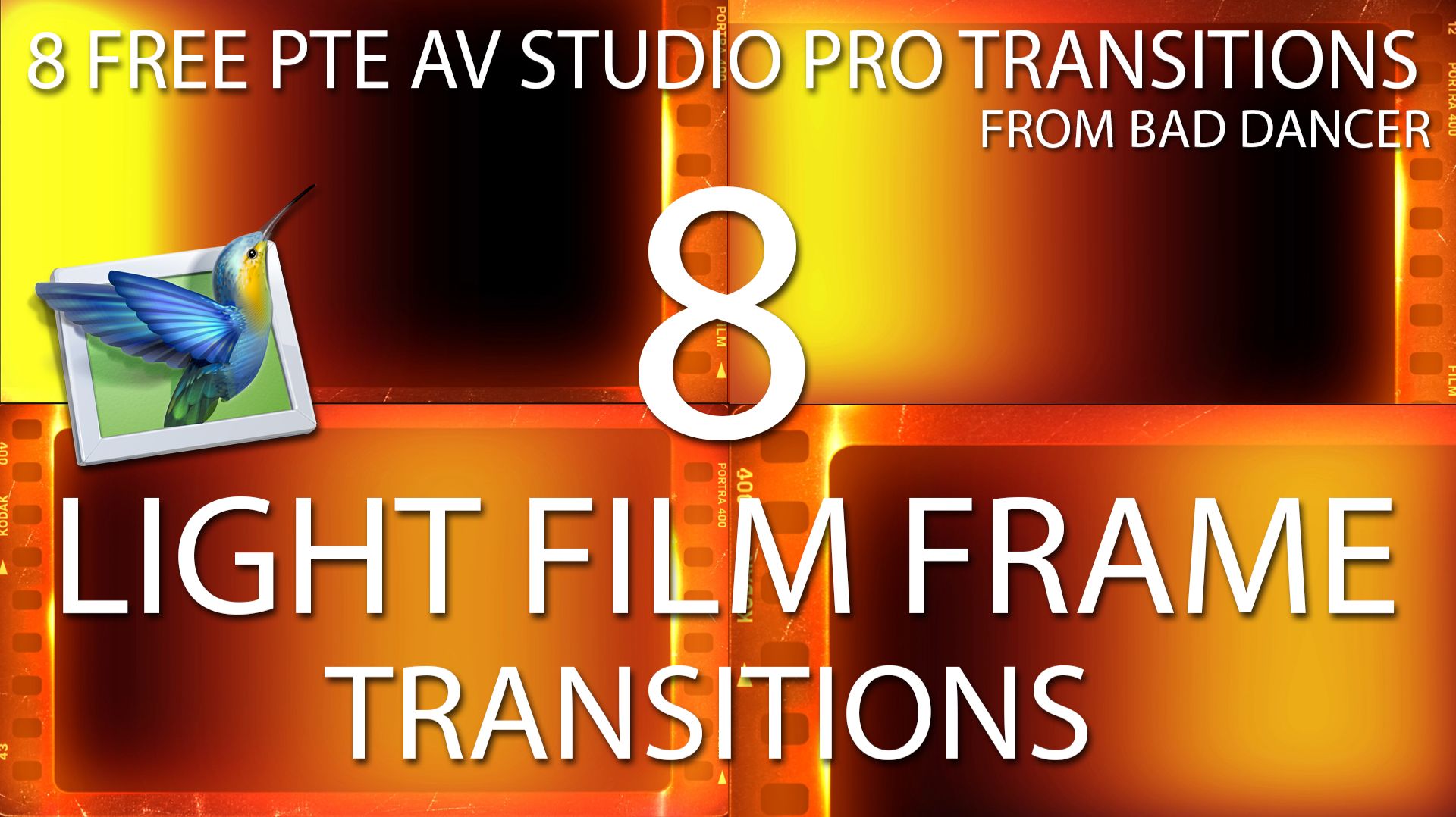 8 Free Light Film Frame Transitions For PTE