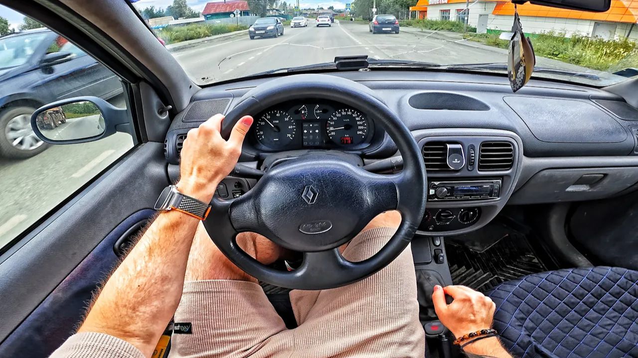 2001 Renault Clio 1.4 MT - POV ТЕСТ-ДРАЙВ