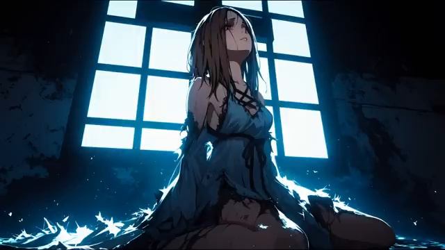 Z-.Veil Of Darkness Cyberpunk Dark Synth L Synthwave Music Artwork.36