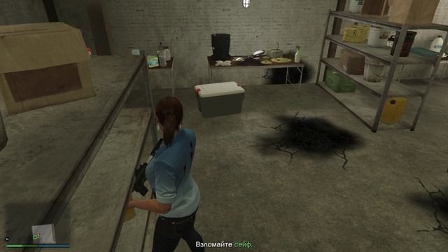 облава на наркобазу в GTA V