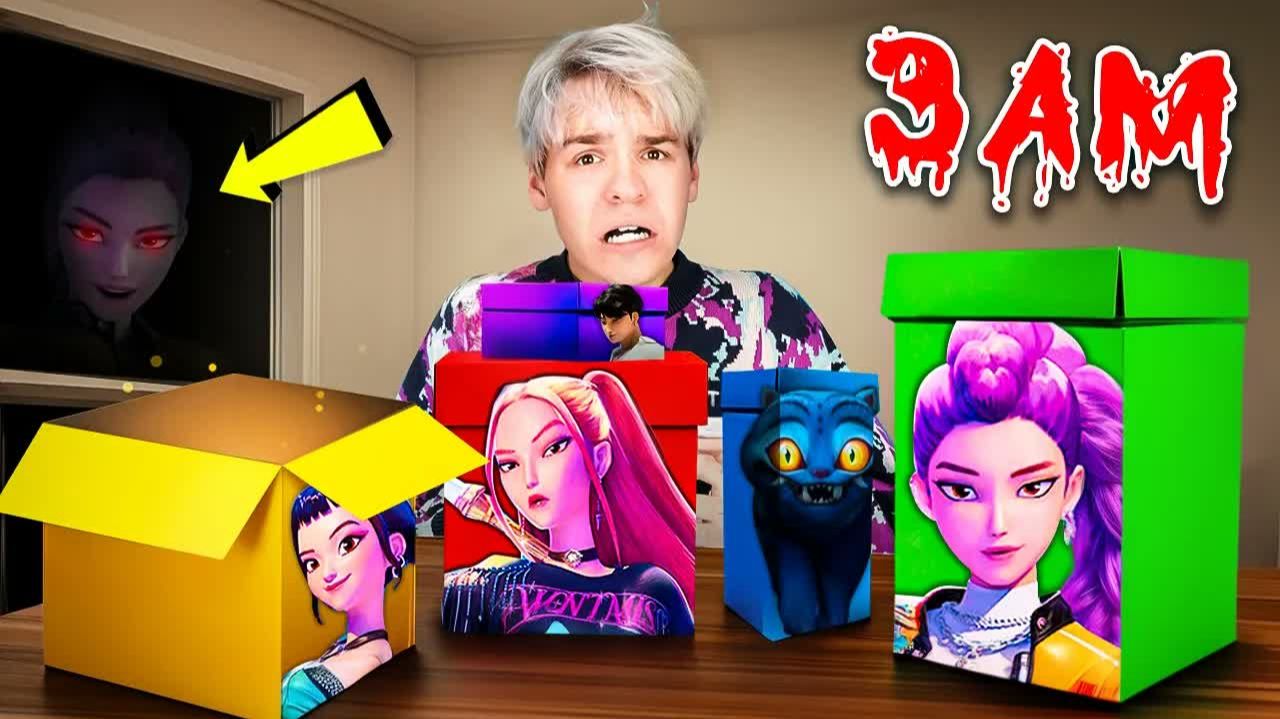 НЕ ОТКРЫВАЙ ВСЕ МИСТЕРИ-БОКСЫ K-POP DEMON HUNTERS В 3 НОЧИ