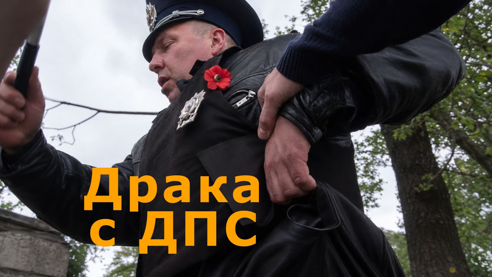 ДПС получает по щам)