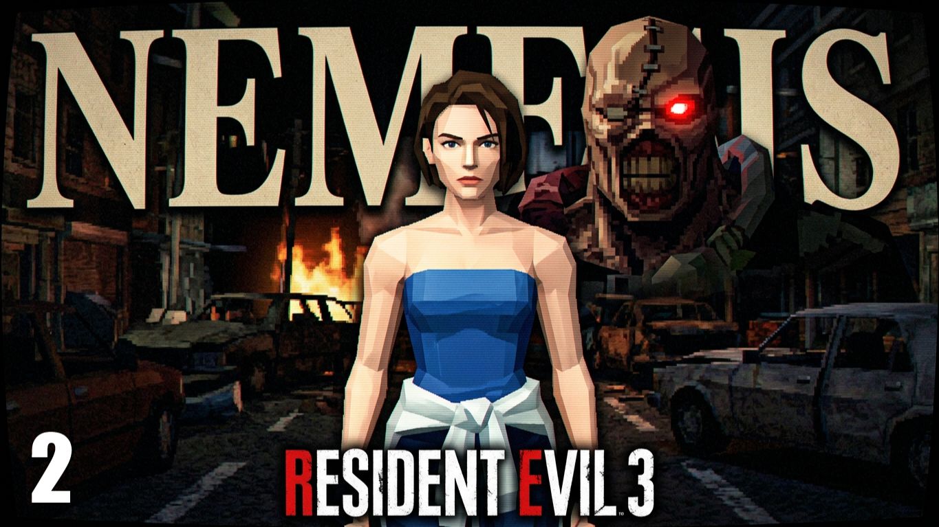 Стрим-прохождение игры Resident Evil 3 (1999) №2 | Sega Dreamcast