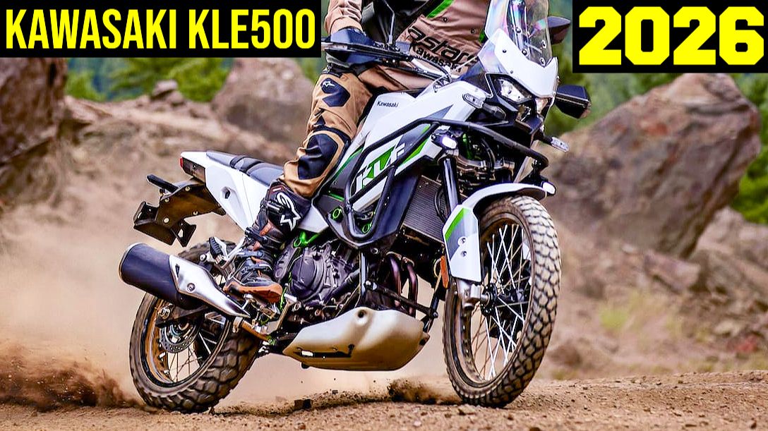 Kawasaki KLE500 (2026) - Новый Турэндуро от Зеленых !