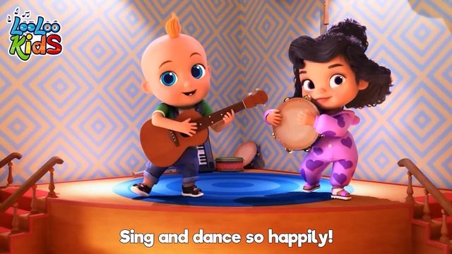 БИНГО - S4EP05 Танцевальный супер микс - LooLoo Kids Песни для детей