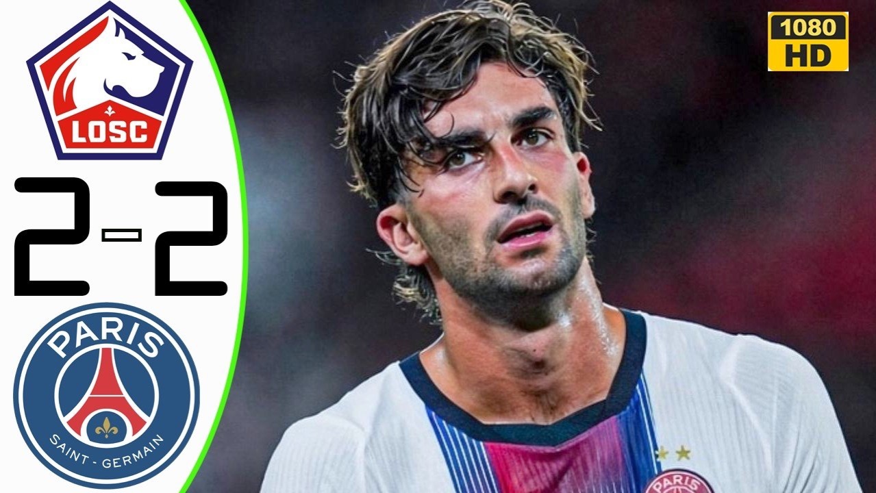 PSG Vs Lille 2-2 All Goals And Football Highlights 2026 HD