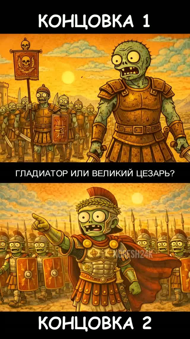 PvZ - Гладиатор или великий Цезарь?