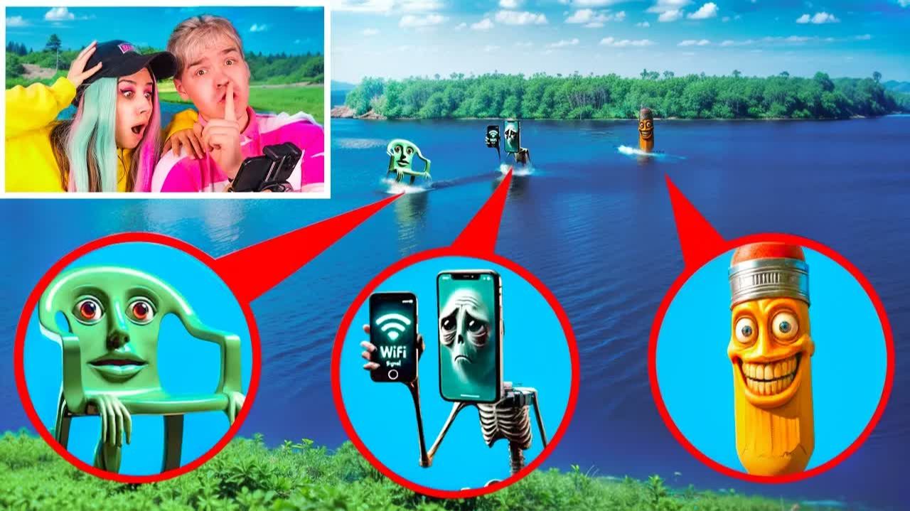 МОЙ ДРОН СНЯЛ STEAL A BRAINROT в реальной жизни!!