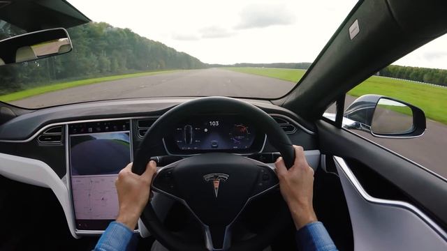 Tesla Model S P100D 2018 обзор от первого лица