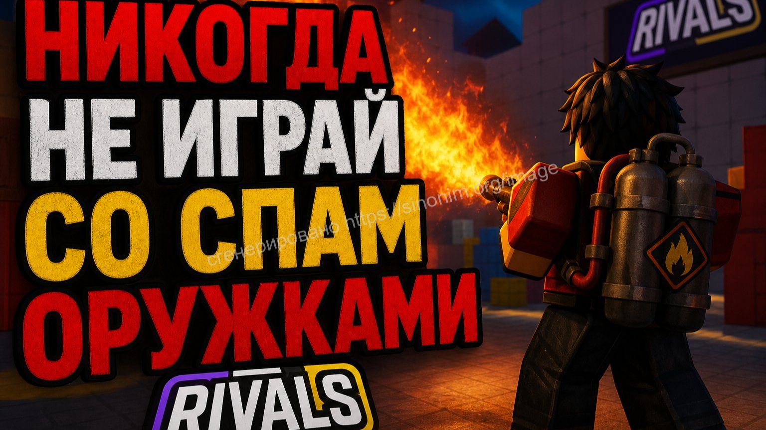 Никогда не играй со спамерскими оружиями в Rivals
