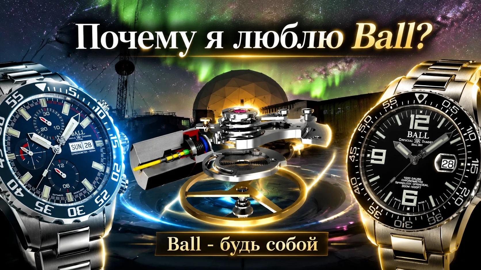 BALL - БУДЬ СОБОЙ / ПОЧЕМУ Я ЛЮБЛЮ ЧАСЫ BALL? #часы #watch #ball #devgru #usa #swiss