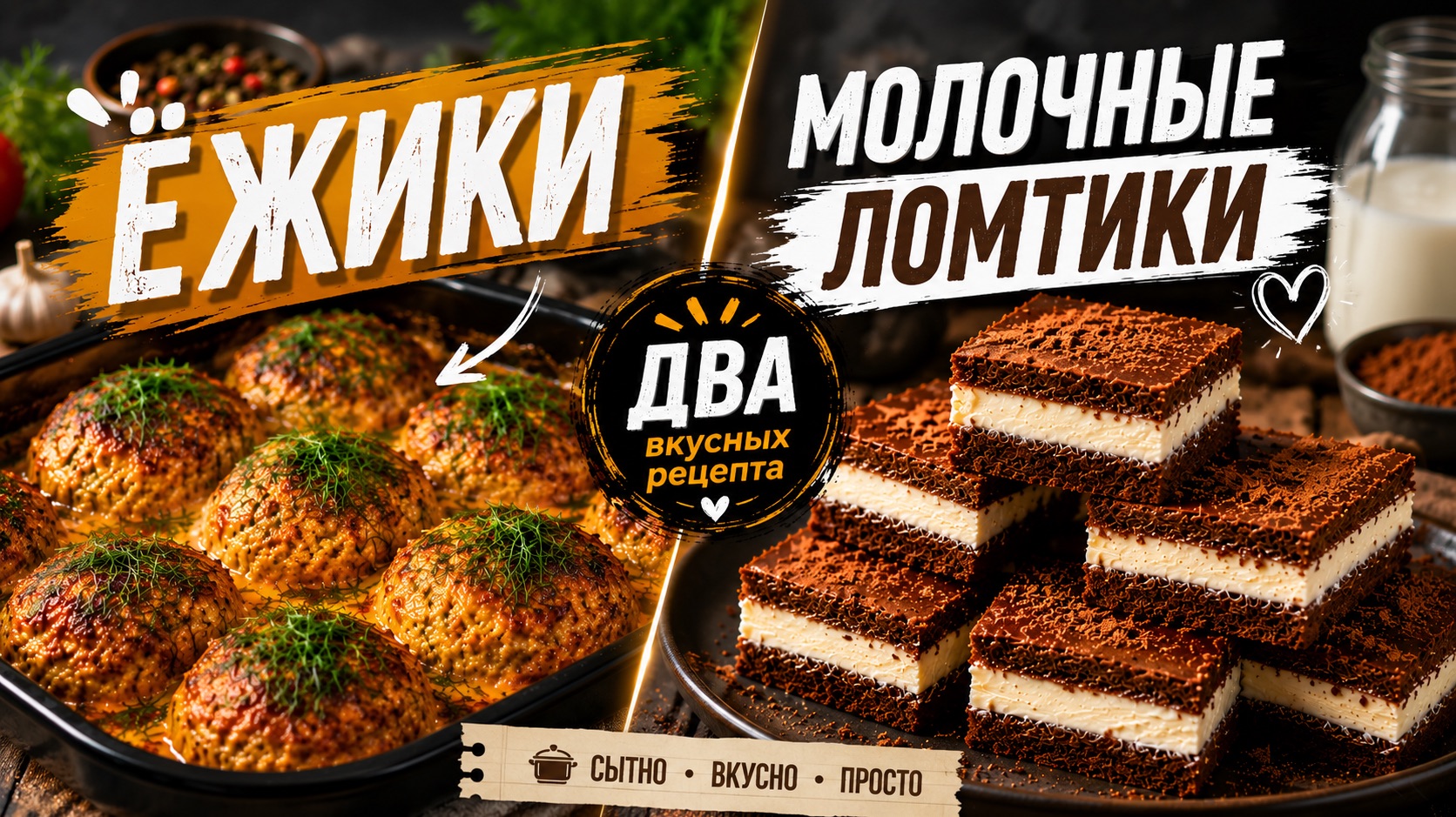 ЁЖИКИ МЯСНЫЕ | МОЛОЧНЫЕ ЛОМТИКИ