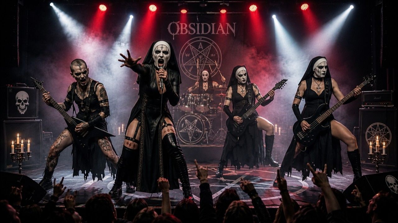 Obsidian Sisters 🔥 Extreme Heavy Metal Mix Vol. 63  Female Fronted Metal X Gothic Live Set