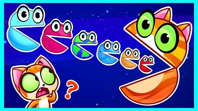 🪐 Солнечная система 🚀 Голодные планеты 🚀 Размер планет 🪐 от мурлыканья-мурлыканья