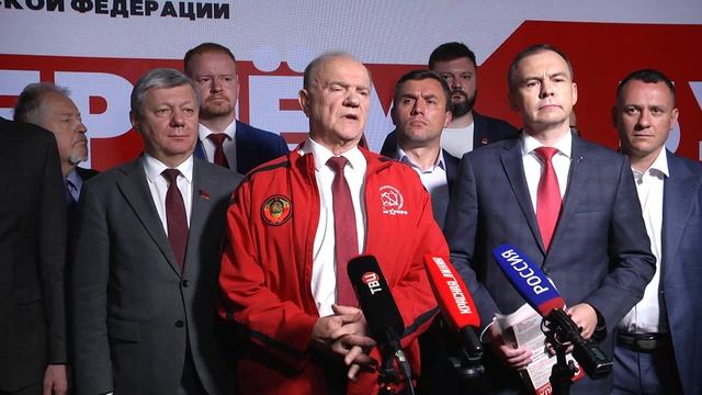 Пресс подход перед встречей Г.А.Зюганова с блогерами и молодёжью, 27 августа 2026 года