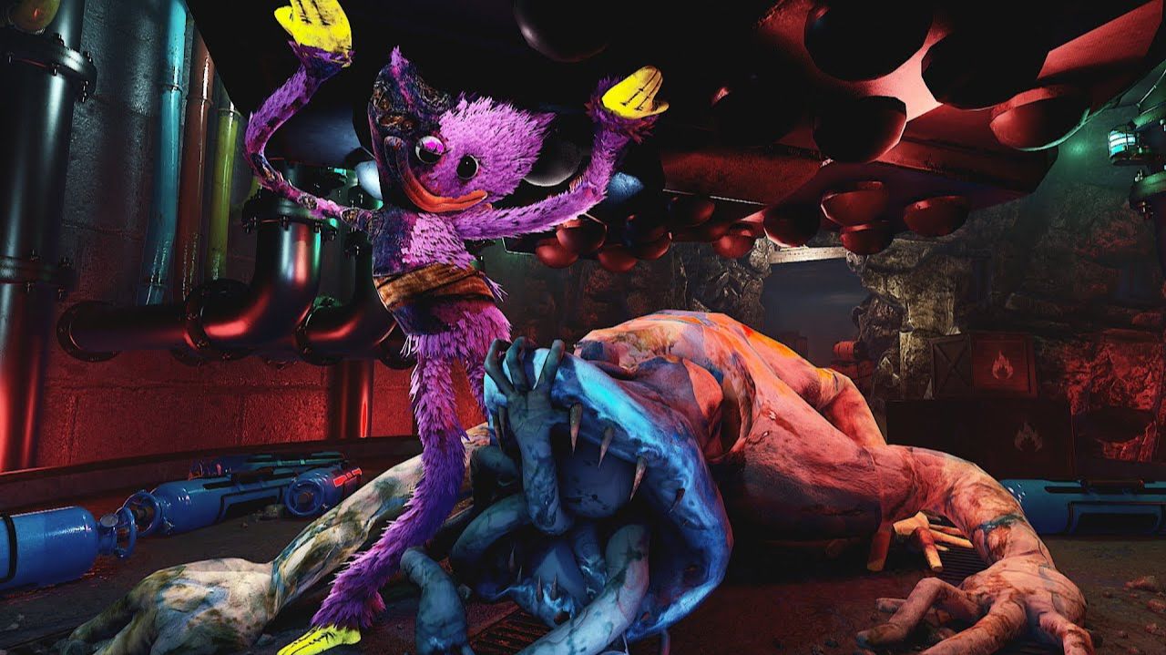 А что, если ДОИ встретится с КИССИ МИССИ? (тайный финал) — Poppy Playtime: Глава 5