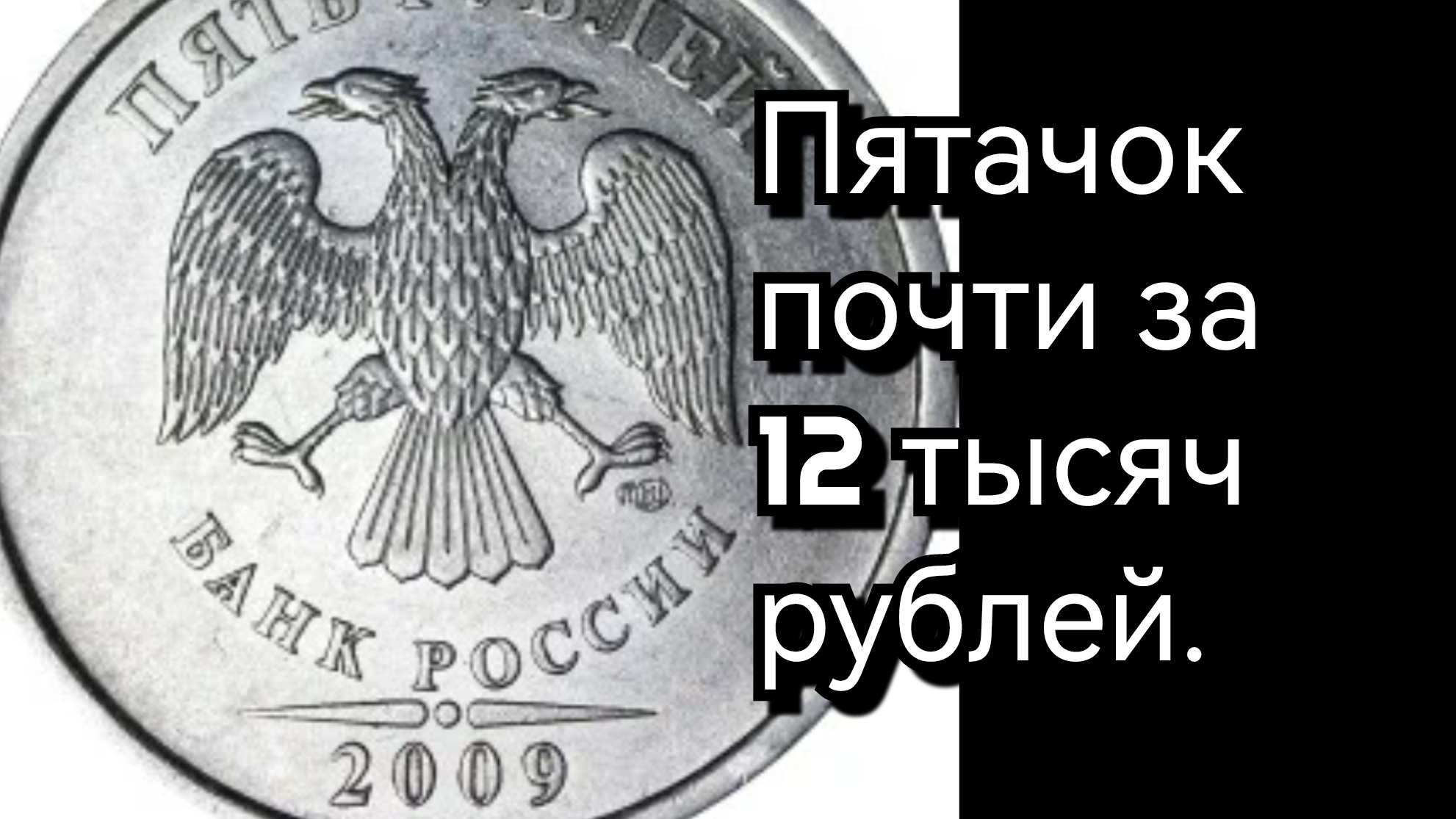 5 рублей 2009 г.СПмД магнитная.