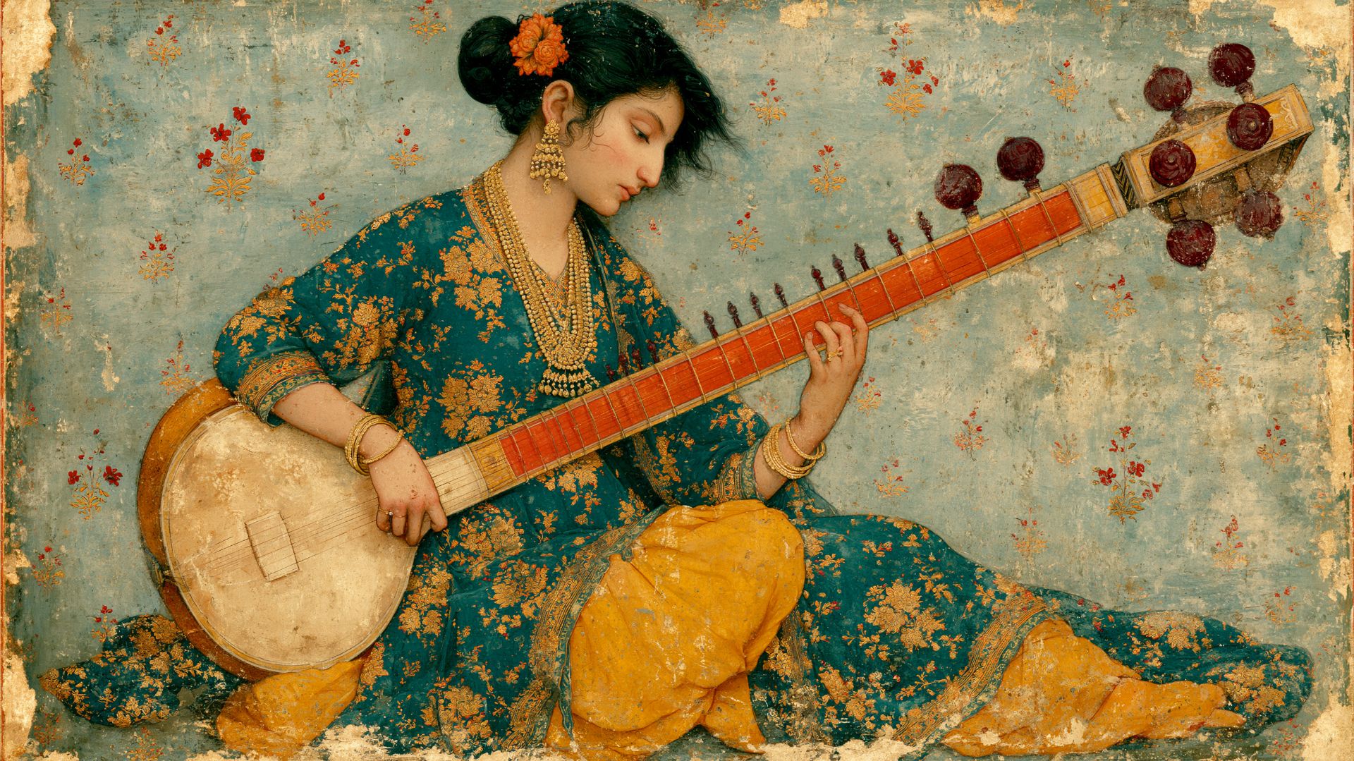 Nothing To Fix Today 🌸 Sitar Music For Anxiety And Inner Peace