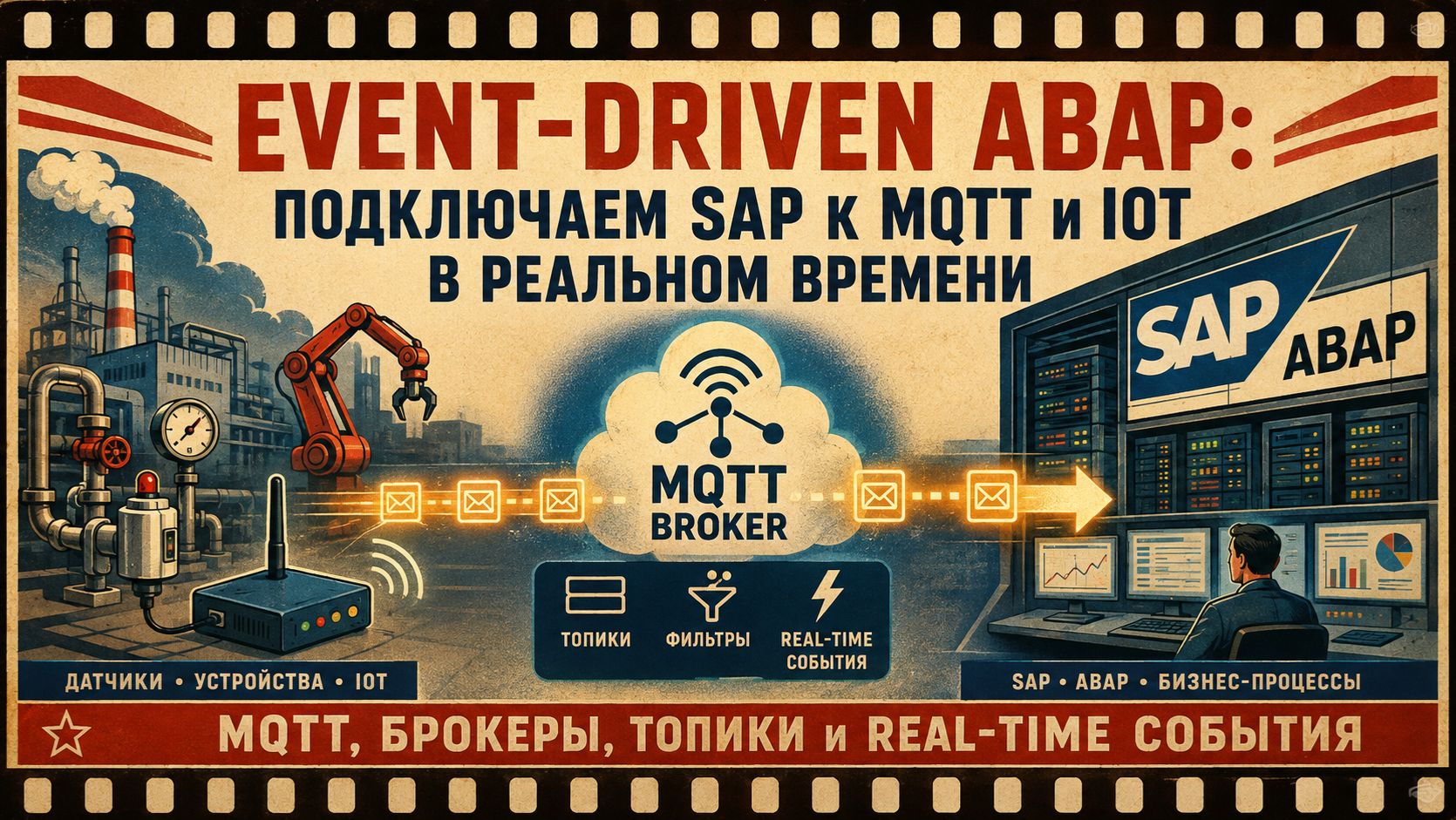 Event-Driven ABAP: подключаем SAP к MQTT и IoT в реальном времени.