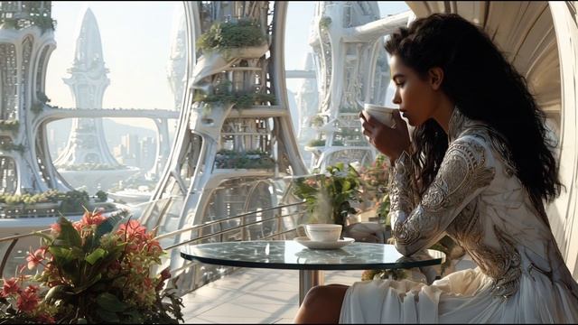 A Morning Inside The Golden Utopia  Sci-Fi Future Chill Music For Deep Focus