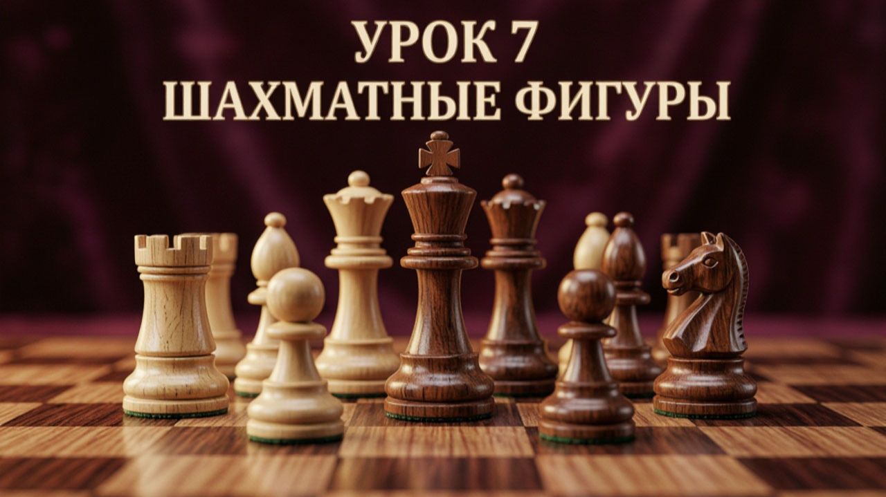 Урок 7: Какие ФИГУРЫ есть в ШАХМАТАХ на шахматной доске