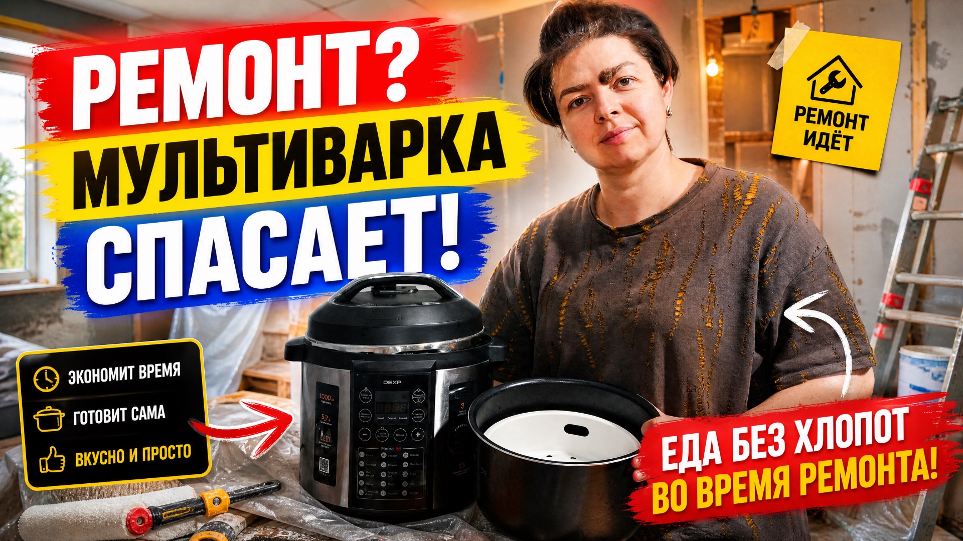 Мультиварка, спасение при ремонте