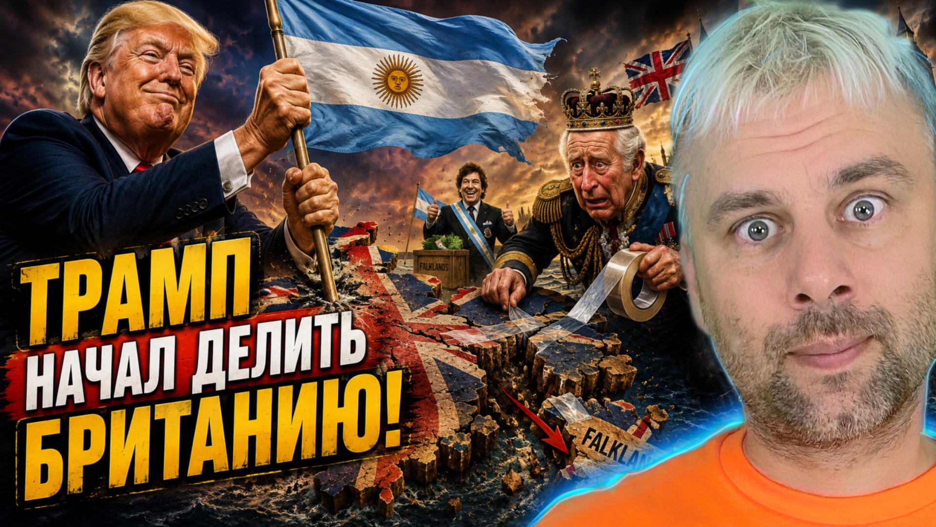 ТРАМП НАЧАЛ ДЕЛИТЬ БРИТАНИЮ? ОСТРОВОК УЖЕ НЕ СПАСТИ!