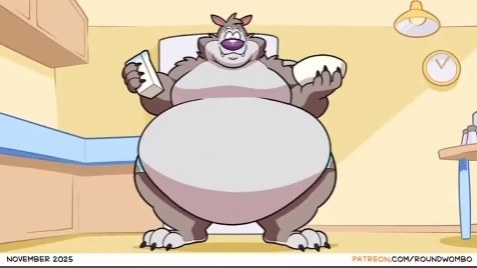Very Fat Cereal Mascot By RoundWombo. (with Sound)