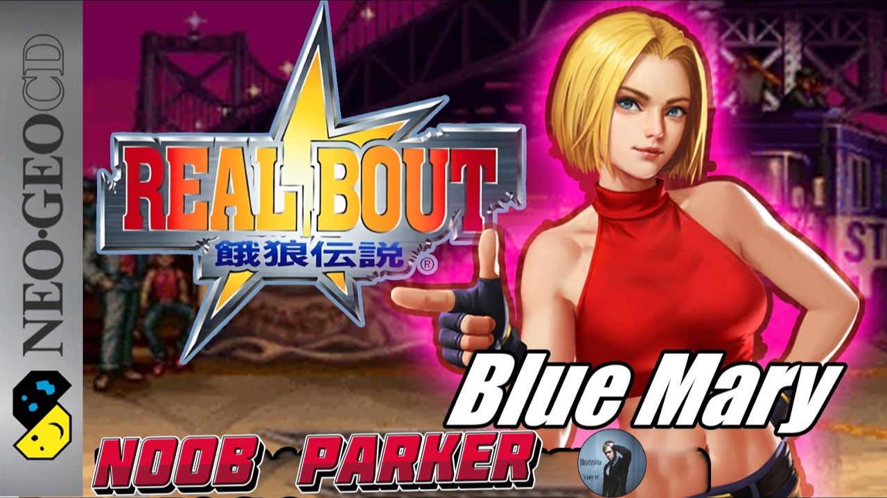 RealBout Fata Fury - Blue Mary NEO GEO CD Высокая Сложность Ретро Игра