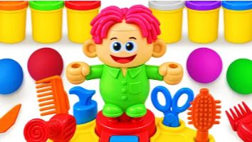 Мастерская Play-Doh: Приключения в парикмахерской — Стрижки, прически, игра в парикмахера для детей