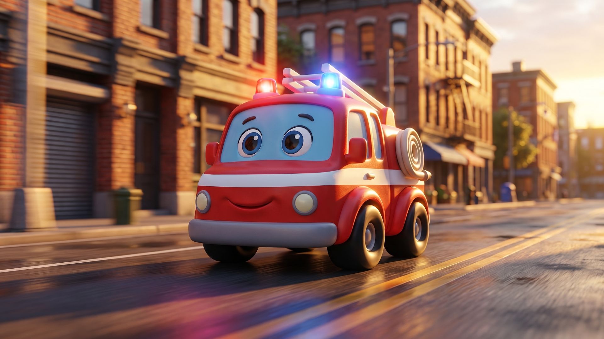 Пожарная машина. Развивающая песенка | Мульти двор