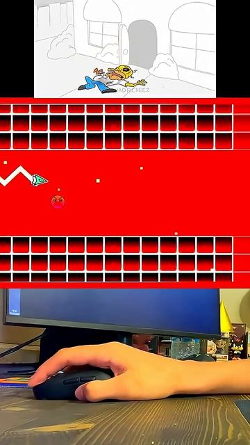 I Just Let The Barts Out  #geometrydash #gd #shorts