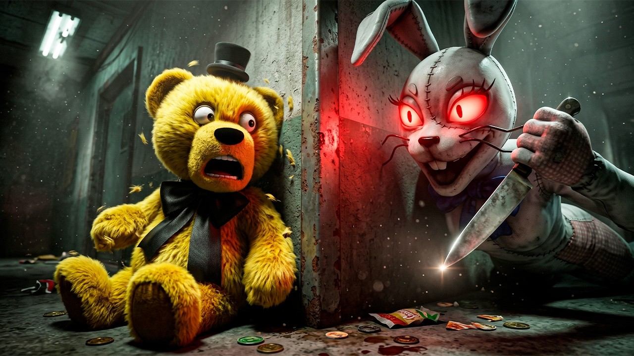 Венни с Ножом Охотиться за Мной  FNAF Recovery