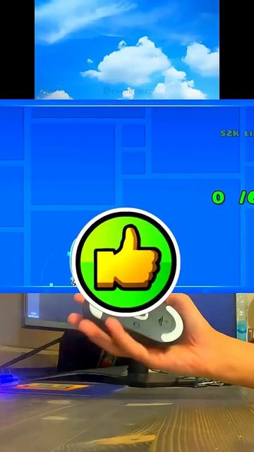67 Click Homer Let The Barts Out Wave Challenge In Geometry Dash! #shorts  #geometrydash #gd