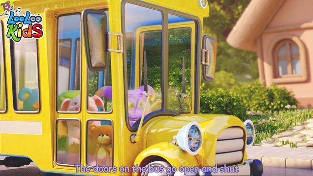 Колеса автобуса - (Официальное видео) - Детские стишки и песни LooLoo Kids